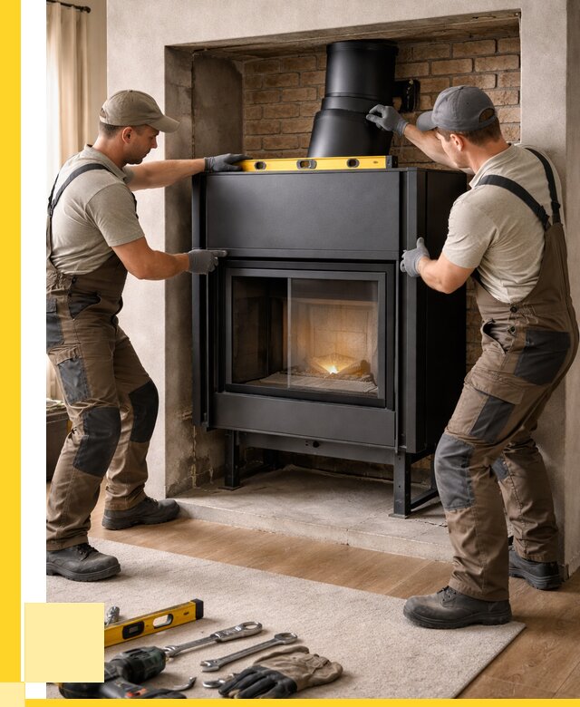 Установка каминных топок в Юбилейном под ключ от 18545 р. | ЭриданЮбл