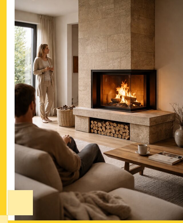 Угловые камины из кирпича установка в Юбилейном от 154545 р. ЭриданЮбл