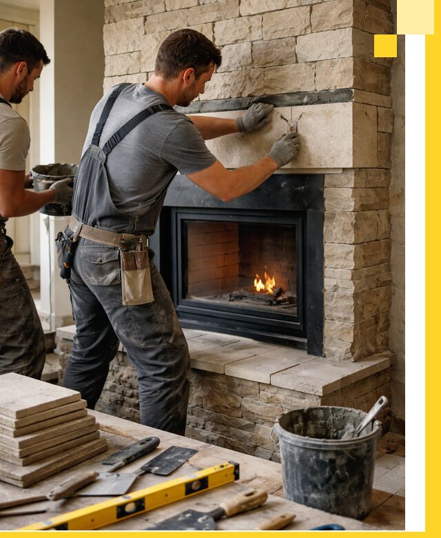 Проектирование и установка открытых каминов в Юбилейном