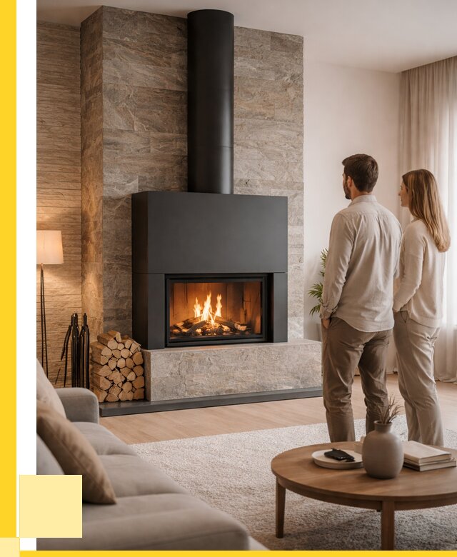 Закрытые камины под ключ в Юбилейном от 123636 р., ЭриданЮбл