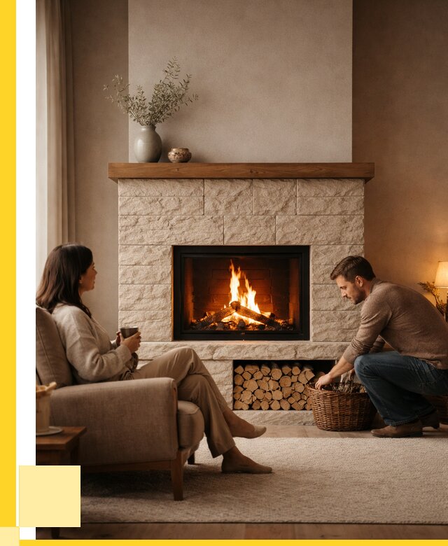 Камины для дома в Юбилейном под ключ от 154545 р. | ЭриданЮбл