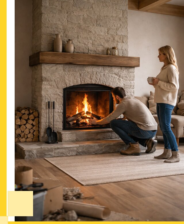 Камины для загородного дома в Юбилейном от 360605 р., ЭриданЮбл