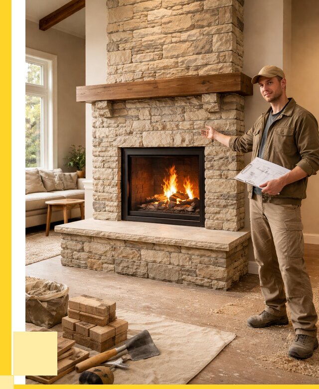 Камины под ключ в Юбилейном от 185454 р. | ЭриданЮбл — установка