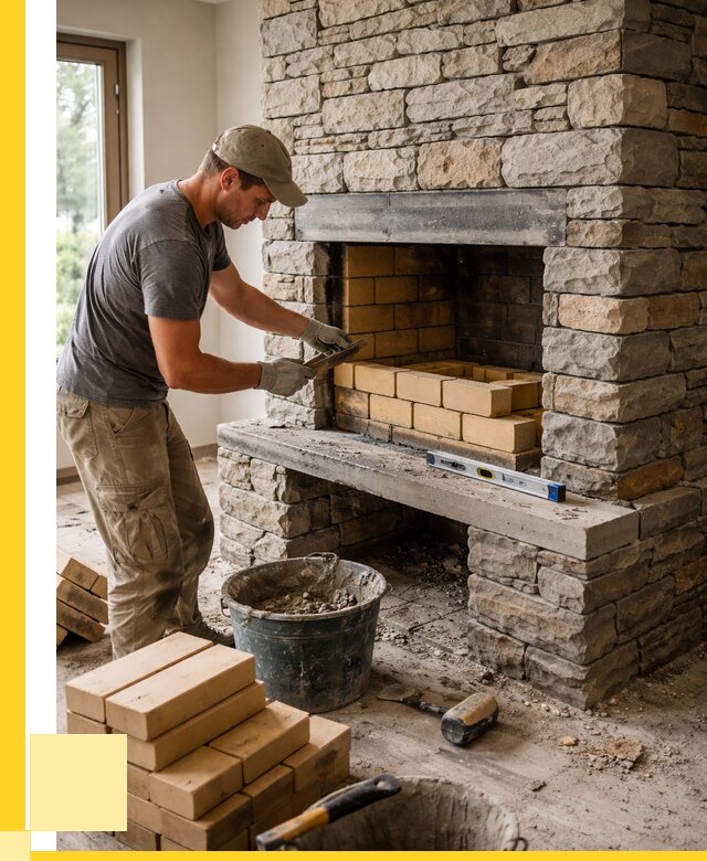 Кладка каминов и камина в Юбилейном от 25758 р. ЭриданЮбл