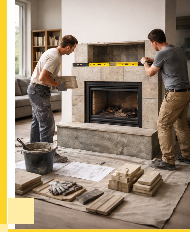 Монтаж каминов и установка в Юбилейном от 46364 р. | ЭриданЮбл