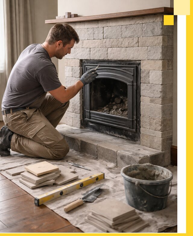 Профессиональный ремонт каминов в Юбилейном восстановление и сервис