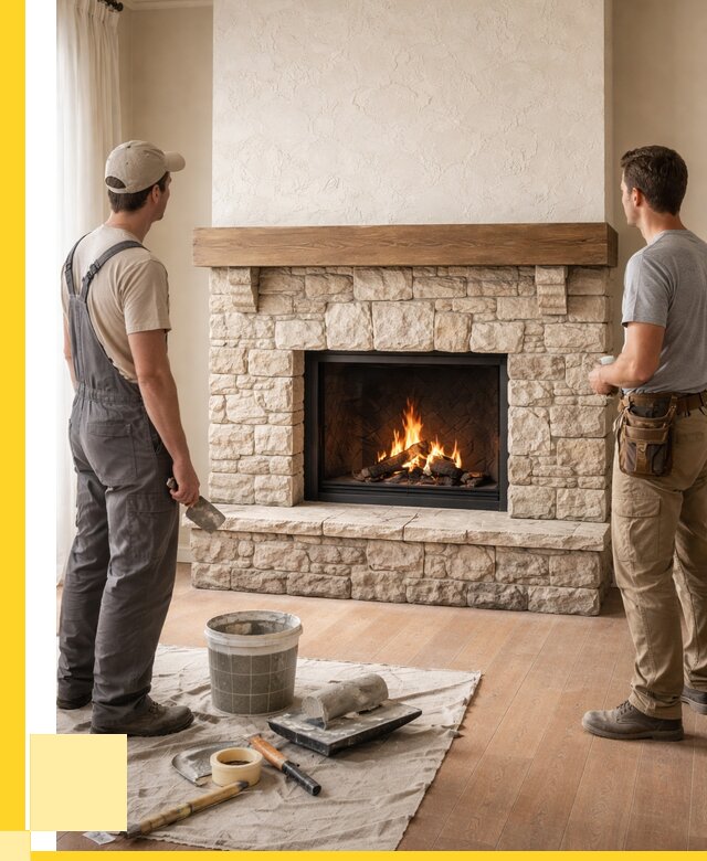 Отделка каминов в Юбилейном от 6697 р. под ключ | ЭриданЮбл