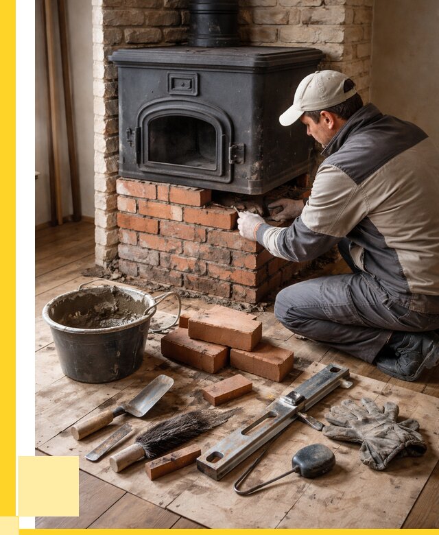 Ремонт печей в Юбилейном от 12364 р., услуги печника ЭриданЮбл