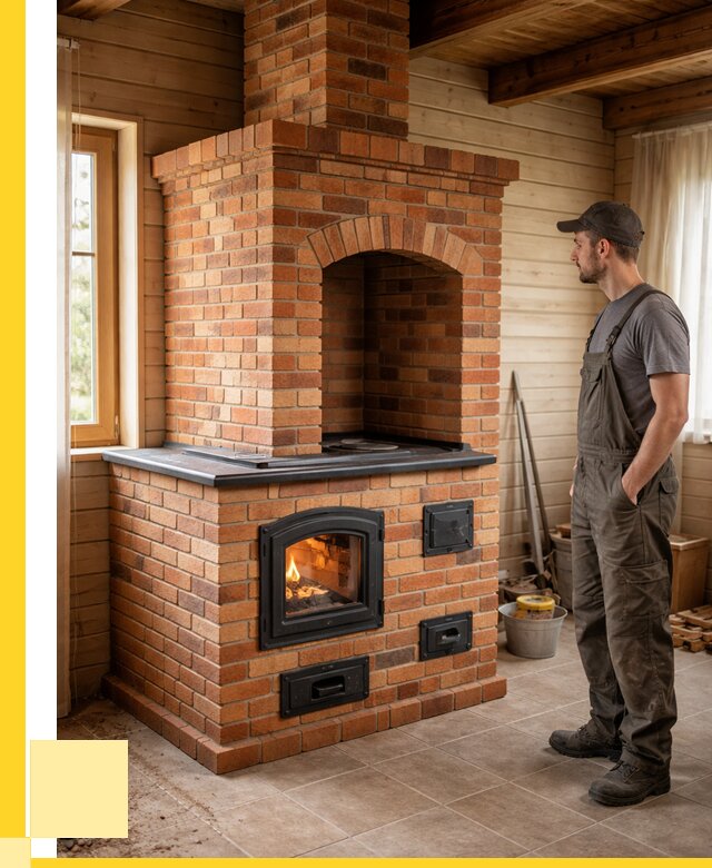 Кирпичные печи в Юбилейном: купить от 154545 р. | ЭриданЮбл