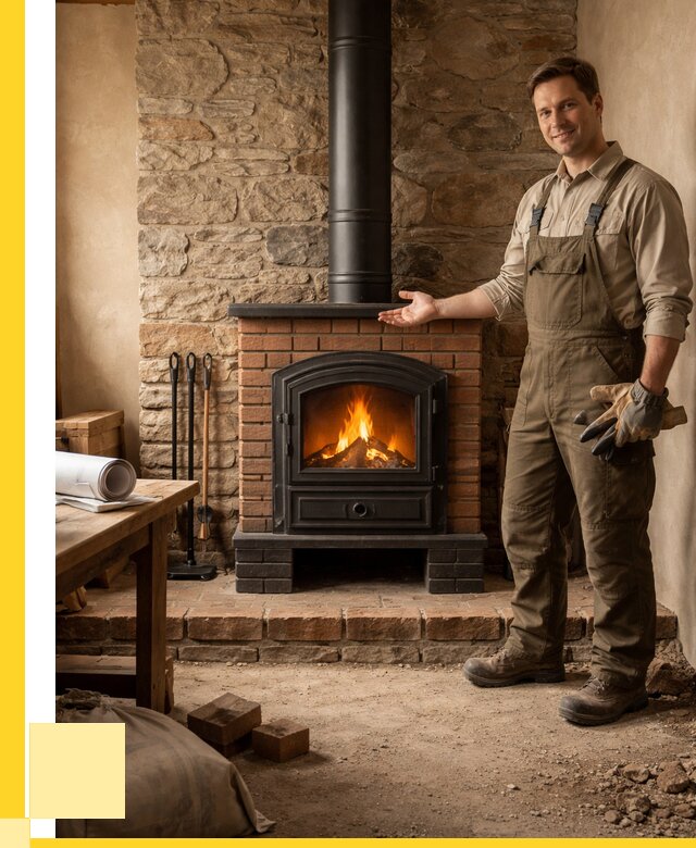 Печи отопительные из кирпича в Юбилейном от 82424 р., ЭриданЮбл