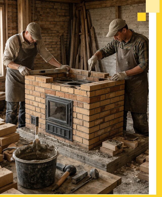 Изготовление и установка варочных печей под ключ в Юбилейном