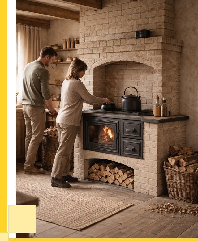 Печи с плитой в Юбилейном от 46364 р. | ЭриданЮбл — кирпичная печь