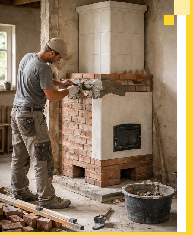 Изготовление и установка печей-голландок под ключ в Юбилейном