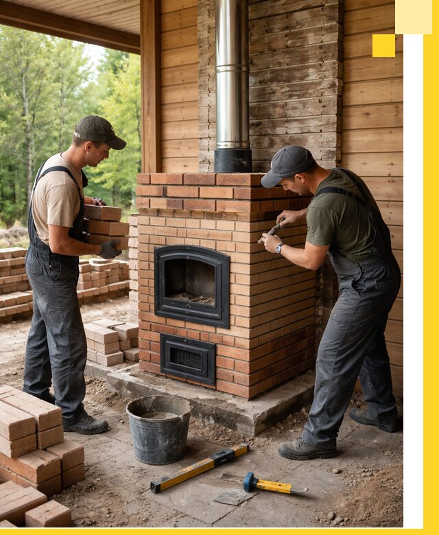 Производство и установка дачных печей под ключ в Юбилейном