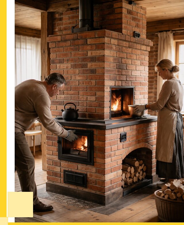 Печи для загородного дома под ключ в Юбилейном от 82424 р. | ЭриданЮбл