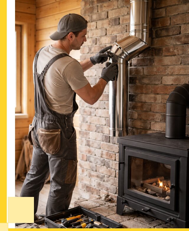 Монтаж дымоходов для печей в Юбилейном от 7727 р. | ЭриданЮбл