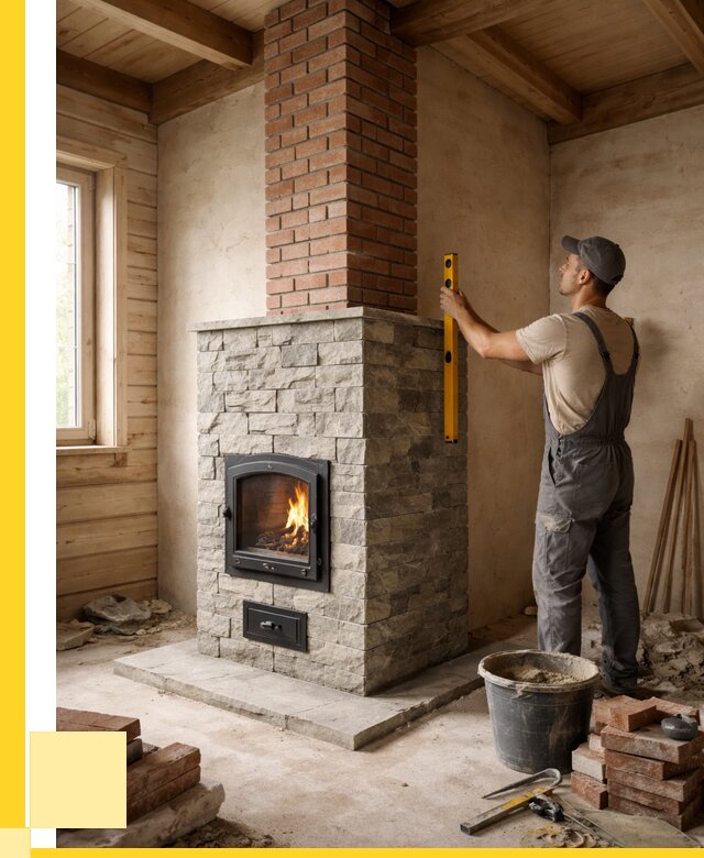 Печи и дымоходы под ключ в Юбилейном от 46364 р., ЭриданЮбл