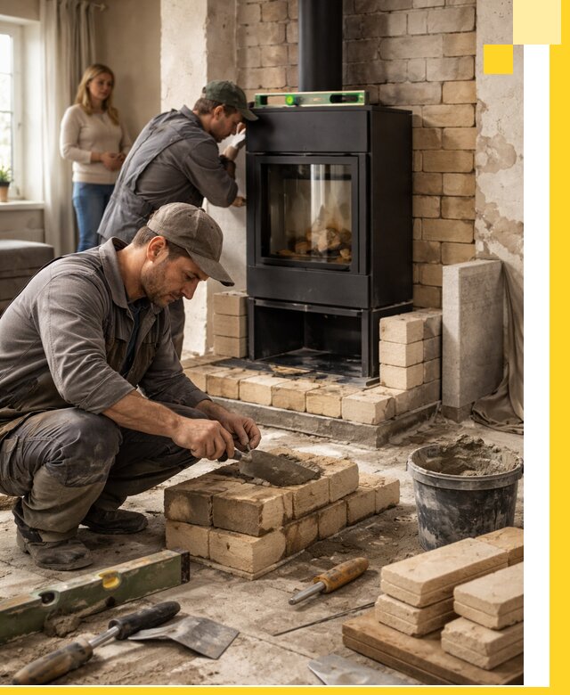 Печи и камины под ключ: проект, установка в Юбилейном