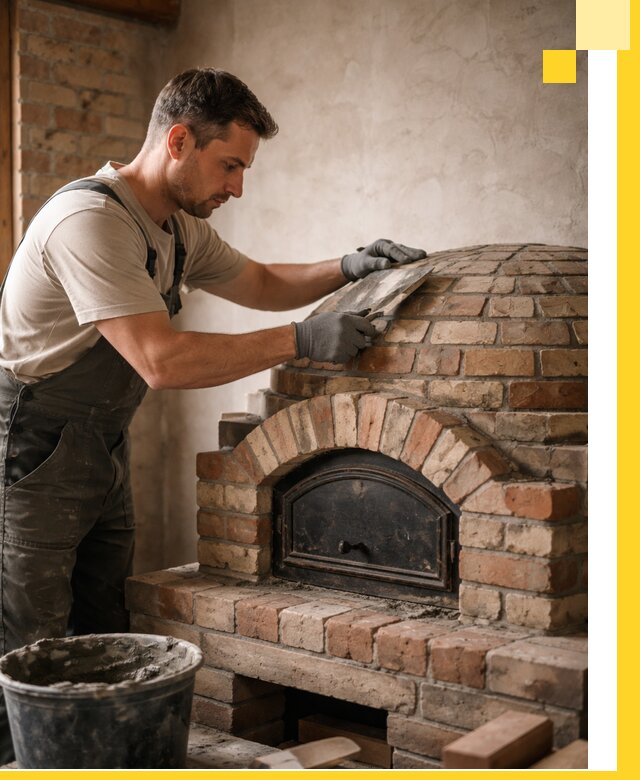 Изготовление и монтаж помпейских печей на заказ в Юбилейном