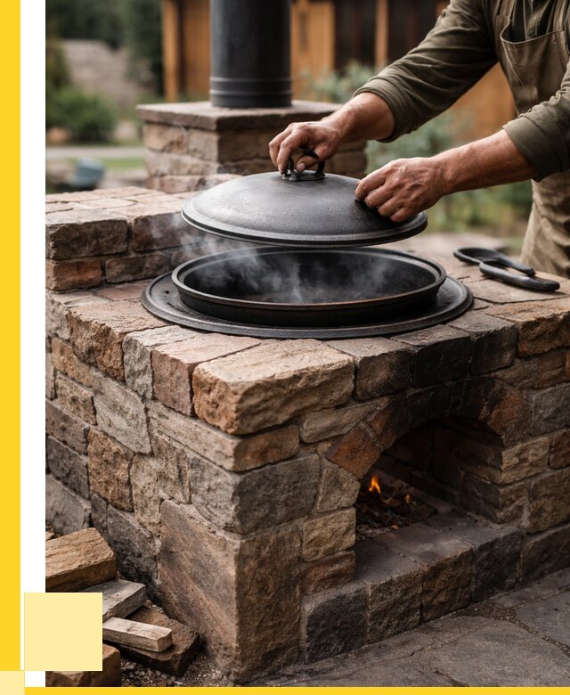 Печи для казана в Юбилейном по цене от 18545 р. | ЭриданЮбл