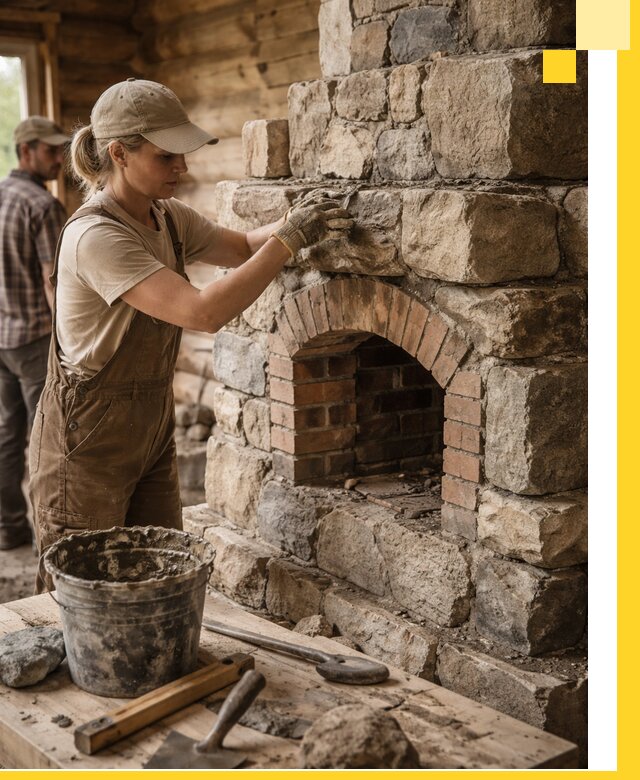 Каменные печи на заказ и монтаж в Юбилейном, долговечные решения