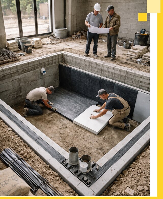 Проекты частных и общественных бассейнов под ключ в Юбилейном