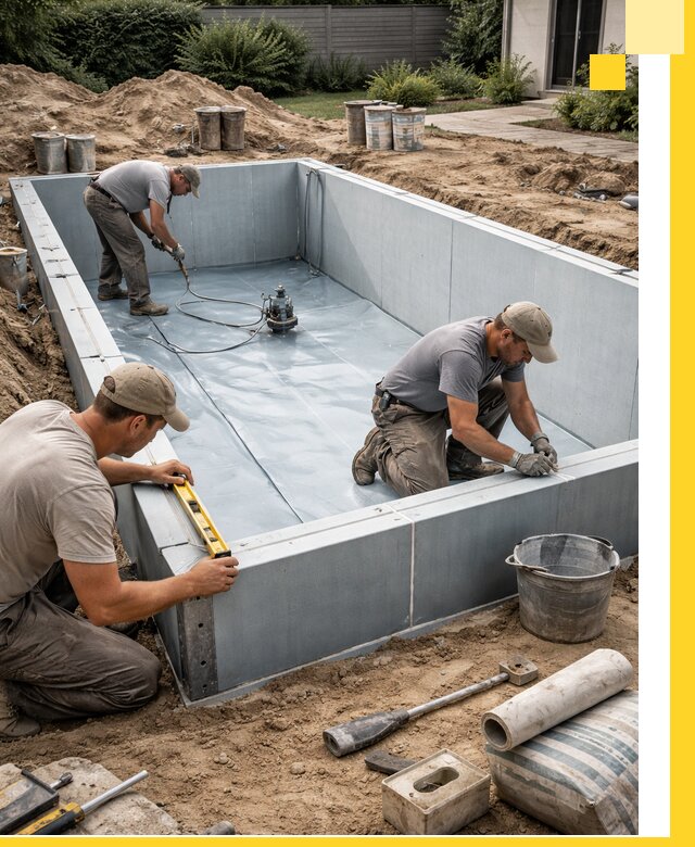 Профессиональный монтаж бассейнов под ключ в Юбилейном с гарантией