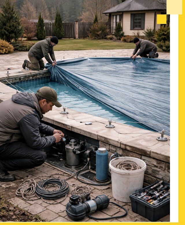 Консервация бассейнов в Юбилейном: подготовка к длительному хранению