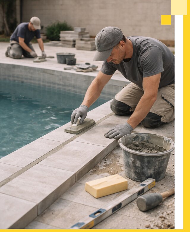 Отделка бассейнов в Юбилейном: декоративная отделка и гидроизоляция