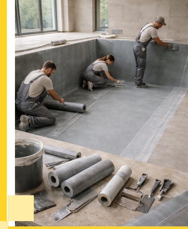 Гидроизоляция бассейнов в Юбилейном от 2061 р., ЭриданЮбл