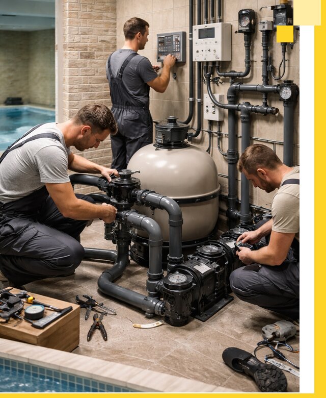 Комплексное оборудование для бассейнов под ключ в Юбилейном