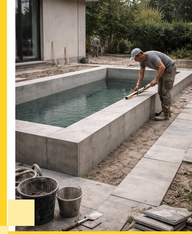 Строительство бетонного бассейна в Юбилейном от 1236360 р. | ЭриданЮбл