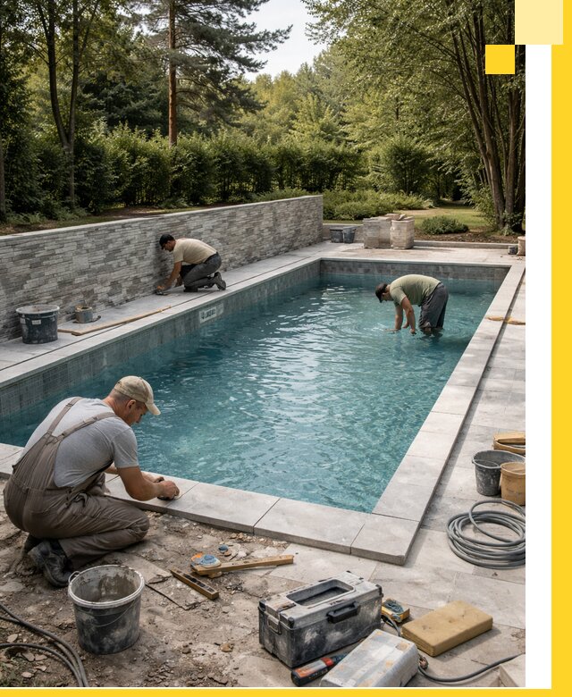 Проектирование и строительство частных бассейнов в Юбилейном