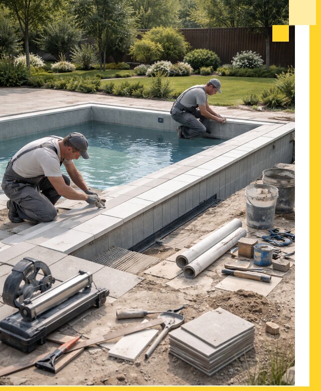 Строительство открытых бассейнов под ключ в Юбилейном профессионально