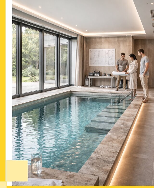 Закрытые бассейны под ключ в Юбилейном от 2575750 р. | ЭриданЮбл