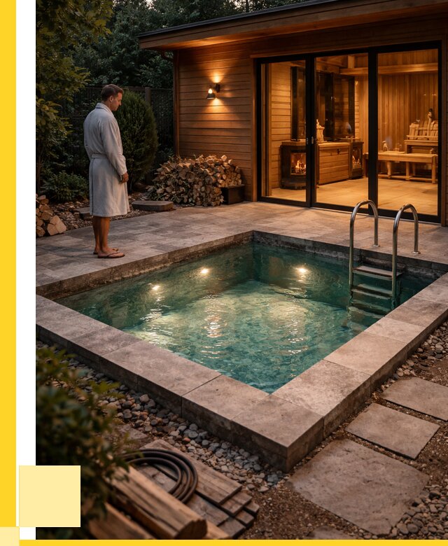 Бани с бассейном под ключ в Юбилейном от 97879 р. | ЭриданЮбл