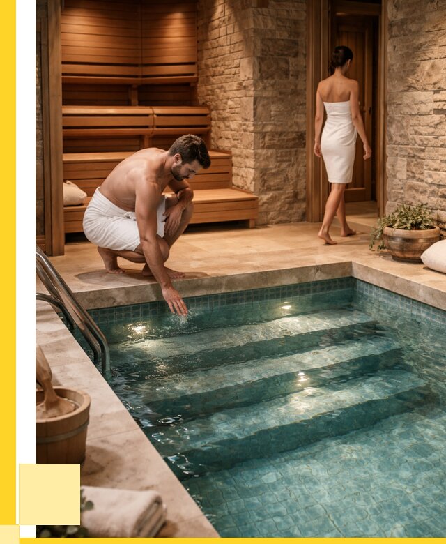 Сауна с бассейном под ключ в Юбилейном от 123636 р., ЭриданЮбл