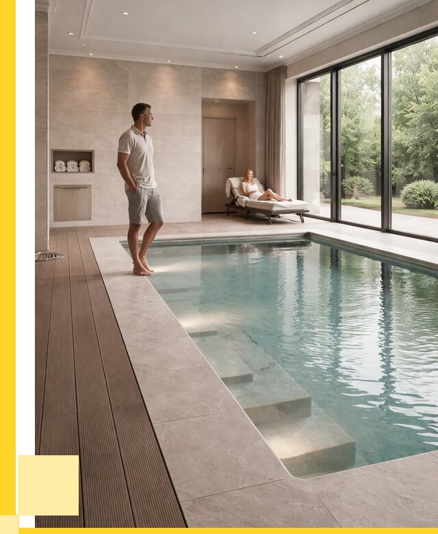 Бассейны в коттедже под ключ в Юбилейном от 1236360 р. | ЭриданЮбл