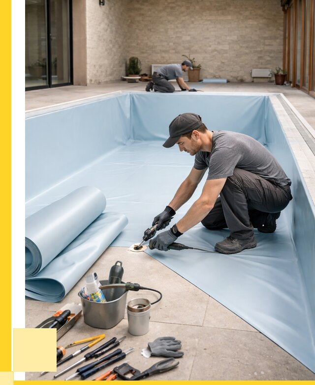 Пленка ПВХ для бассейнов в Юбилейном от 2576 р. | ЭриданЮбл