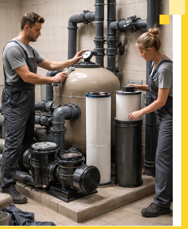 Фильтры и системы фильтрации для бассейнов в Юбилейном