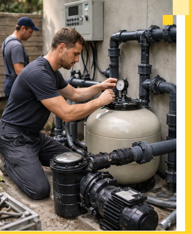 Поставка и монтаж фильтровального оборудования для бассейнов в Юбилейном