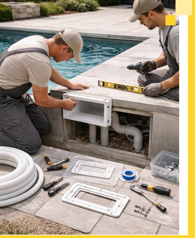 Поставка и установка скиммеров для бассейнов в Юбилейном