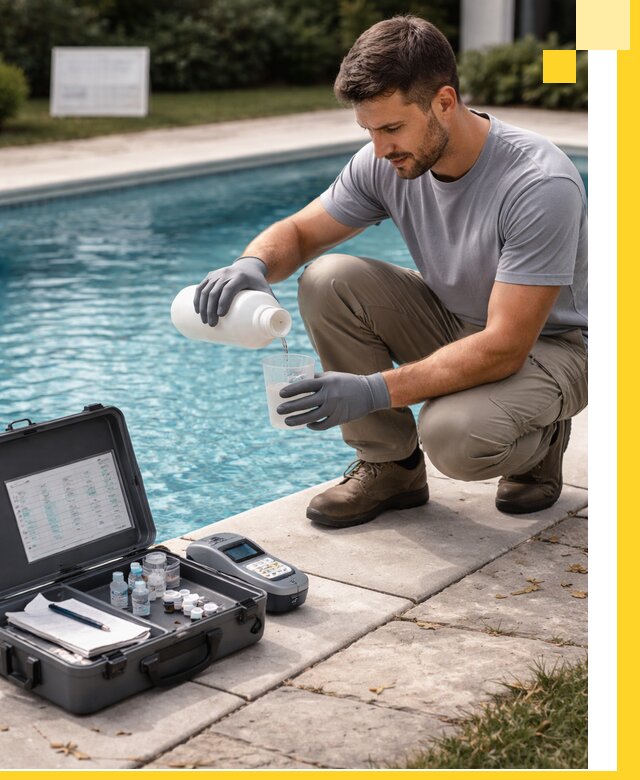 Профессиональная дезинфекция воды в бассейне в Юбилейном