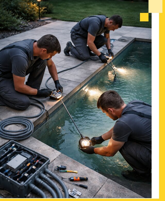 Профессиональное освещение бассейнов в Юбилейном: дизайн и монтаж