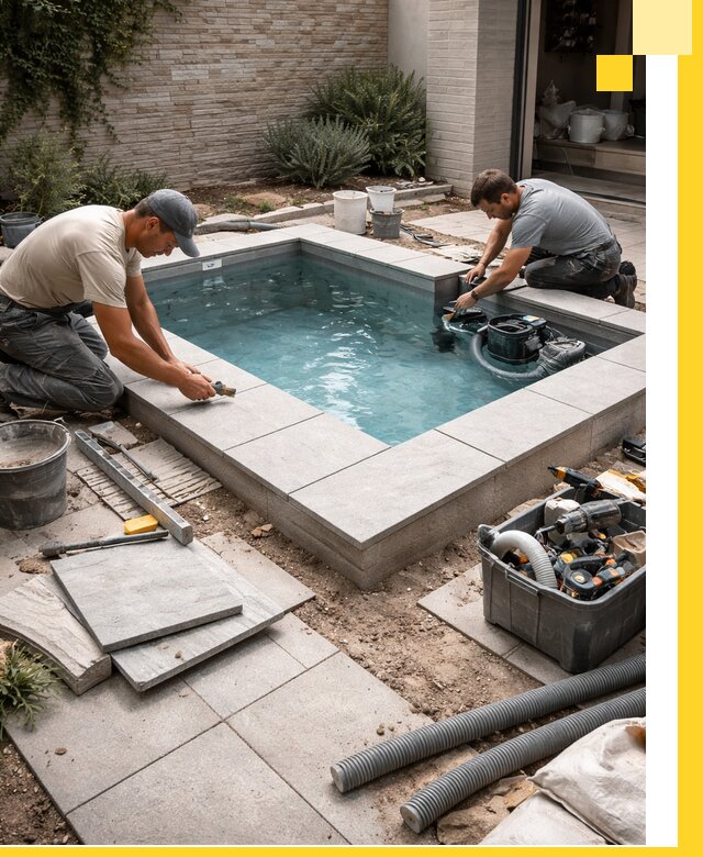 Мини бассейны под ключ в Юбилейном, дизайн и установка