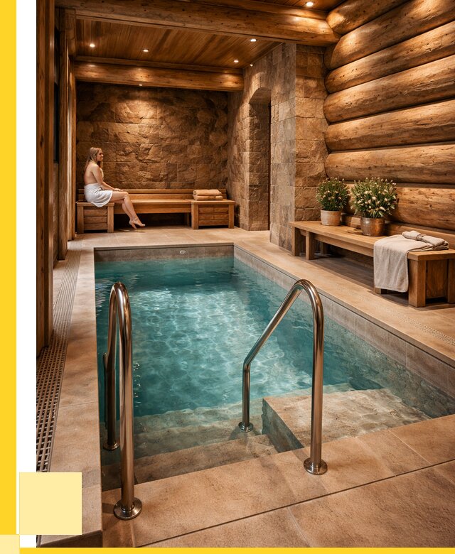 Аренда бани с бассейном в Юбилейном от 1545450 р. | ЭриданЮбл