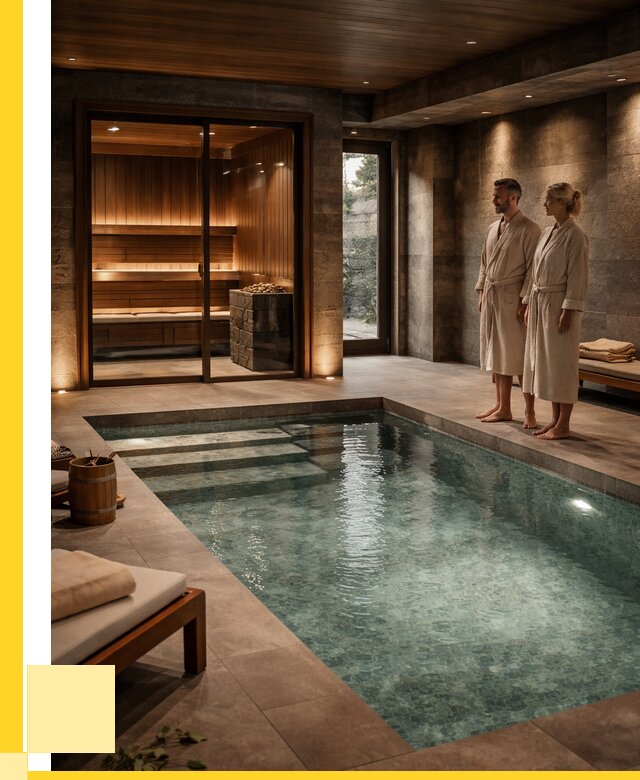 Сауна с большим бассейном в Юбилейном от 1236360 р. ЭриданЮбл