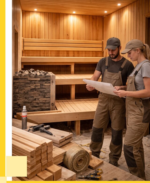 Строительство саун в Юбилейном под ключ от 257575 р., ЭриданЮбл