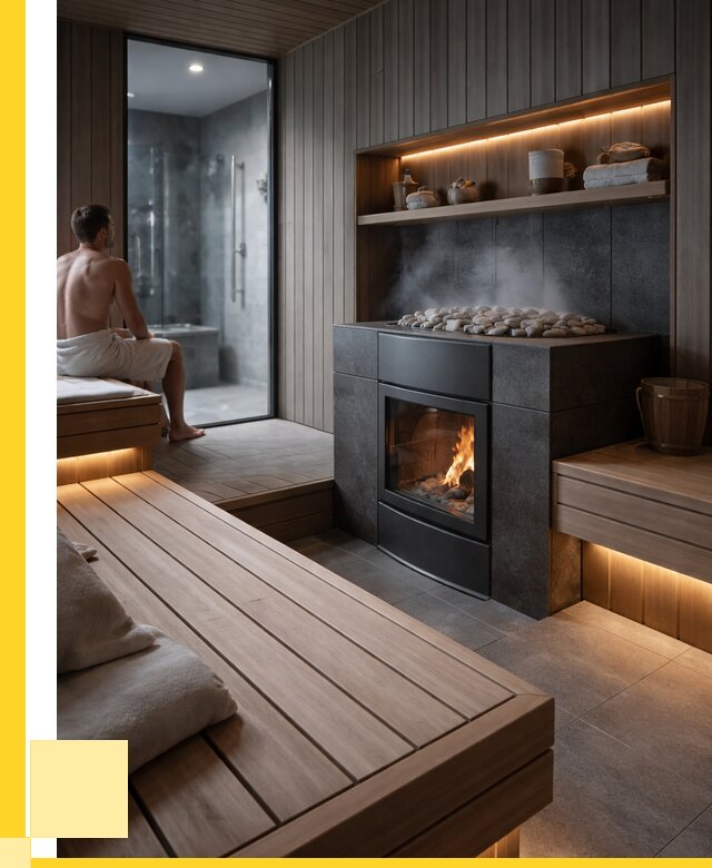 Проект сауны в частном доме в Юбилейном от 36061 р. | ЭриданЮбл