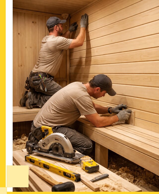 Обшивка саун вагонкой в Юбилейном от 2576 р. | ЭриданЮбл